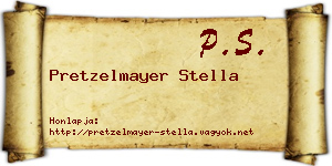 Pretzelmayer Stella névjegykártya